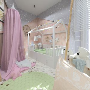 Projekt pokoju dla dziewczynki